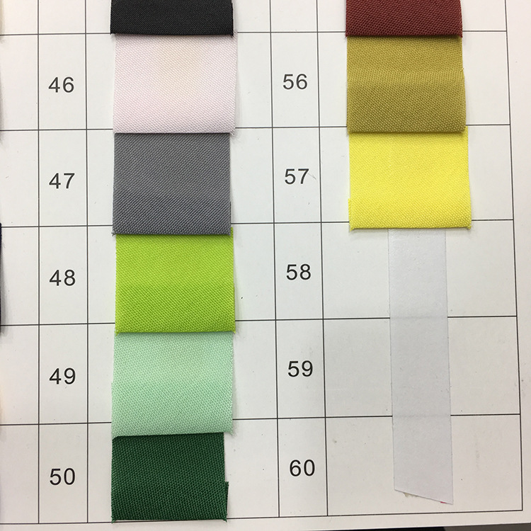 3CM Edge-Covered Cloth Polyester Bias Cut Trim Curtain Clothing Apron Textile Fabric Welting Tape Factory in Stock