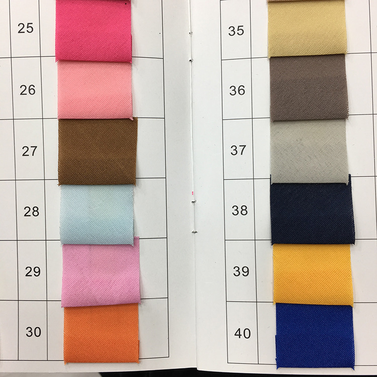 3CM Edge-Covered Cloth Polyester Bias Cut Trim Curtain Clothing Apron Textile Fabric Welting Tape Factory in Stock