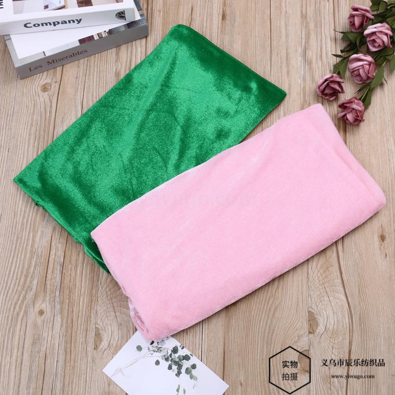 Polyester Material Pleuche Cloth Solid Color Printing Christmas Gift Cloth Stage Curtain Background Fabric