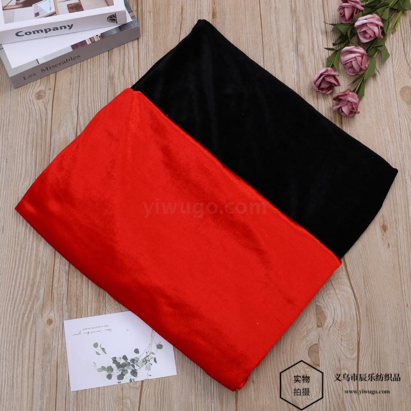 Polyester Material Pleuche Cloth Solid Color Printing Christmas Gift Cloth Stage Curtain Background Fabric