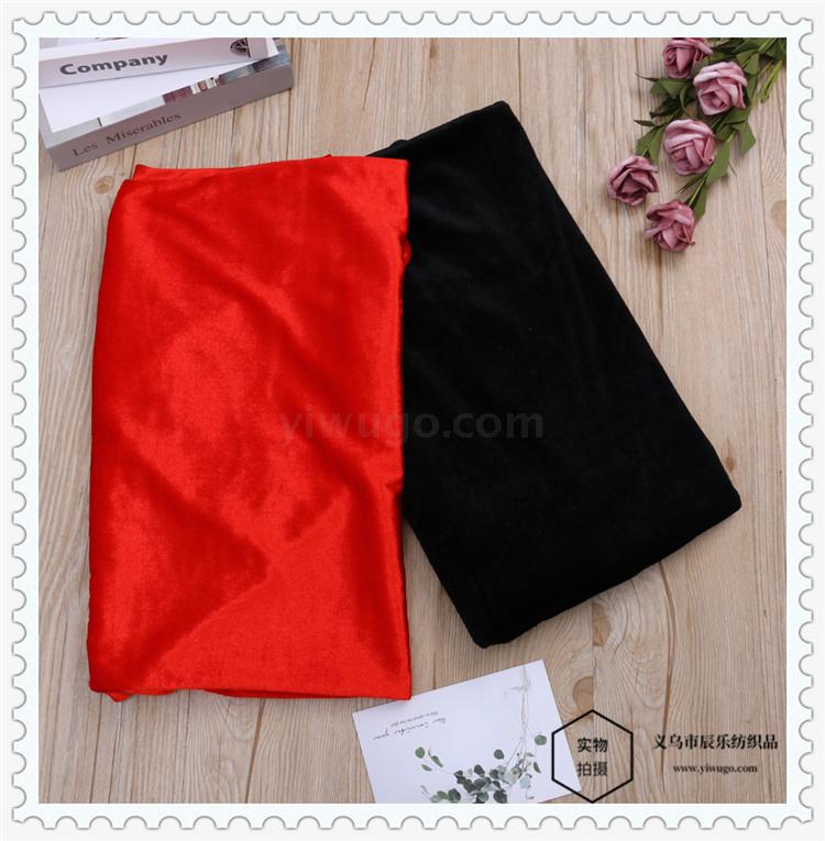 Polyester Material Pleuche Cloth Solid Color Printing Christmas Gift Cloth Stage Curtain Background Fabric