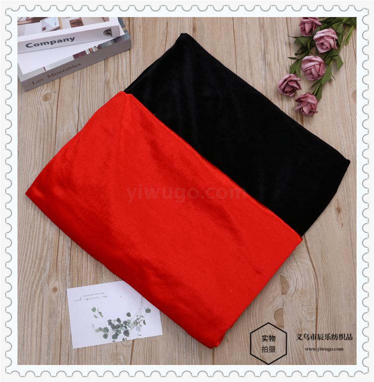 Polyester Material Pleuche Cloth Solid Color Printing Christmas Gift Cloth Stage Curtain Background Fabric
