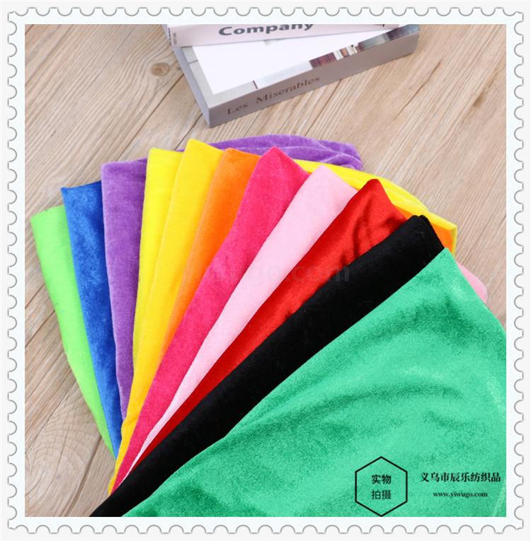 Polyester Material Pleuche Cloth Solid Color Printing Christmas Gift Cloth Stage Curtain Background Fabric