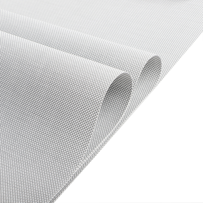 Semi-shading sun fabric sunshade view through hand drawn fire retardant office balcony scroll curtain