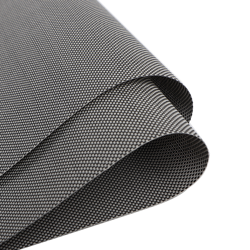 Semi-shading sun fabric sunshade view through hand drawn fire retardant office balcony scroll curtain