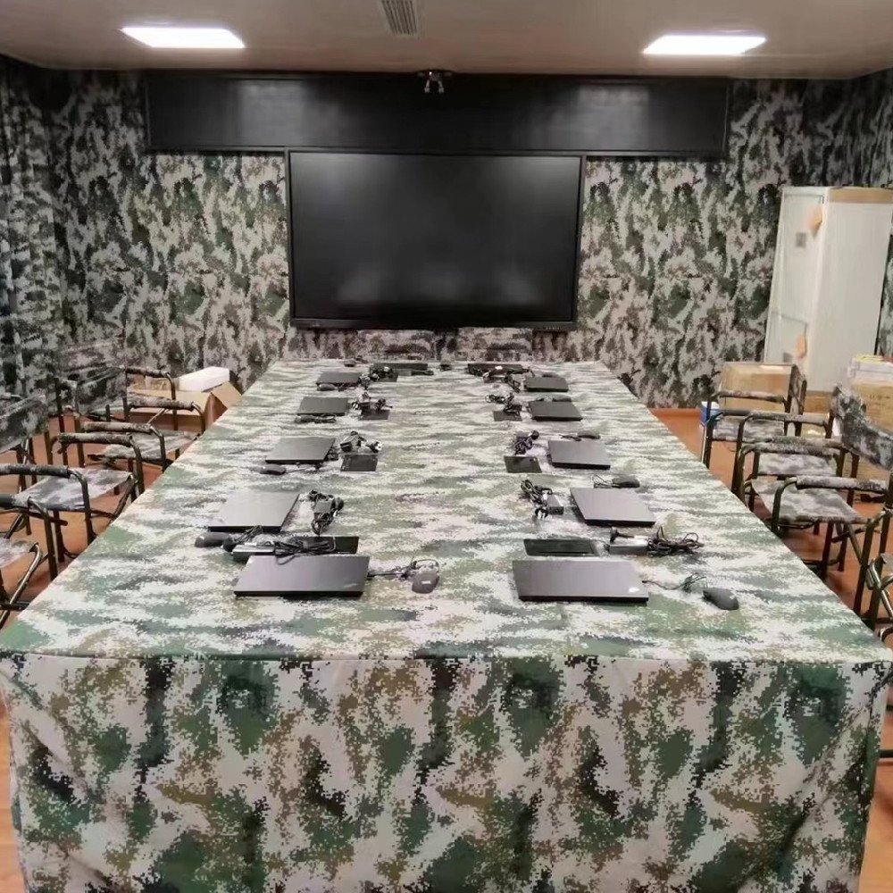 Thickened Polyester Fabric Camouflage Tablecloth Camouflage Fabric Table Cover Table Skirt Tablecloth Conference Table Chair Cover Curtain
