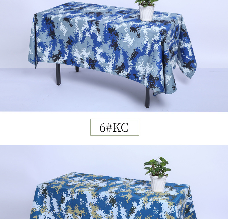 Thickened Polyester Fabric Camouflage Tablecloth Camouflage Fabric Table Cover Table Skirt Tablecloth Conference Table Chair Cover Curtain