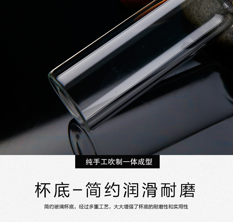 Factory Supply High Temperature Resistant Fashion Water Cup Portable Sports Water Bottle Creative Glass Cup Tea Cup Glass Logo