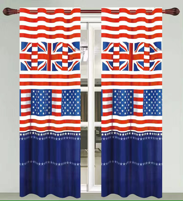 Children&#039;s Room Cartoon Bay Window Floor Curtain Finished Shading Sunshade Fabric Curtain Can Also Be Customized