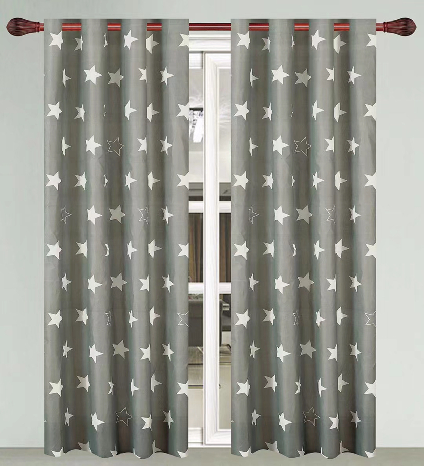 Children's Room Cartoon Bay Window Floor Curtain Finished Shading Sunshade Fabric Curtain Can Also Be Customized