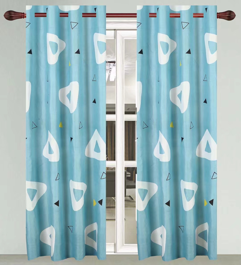 Children's Room Cartoon Bay Window Floor Curtain Finished Shading Sunshade Fabric Curtain Can Also Be Customized