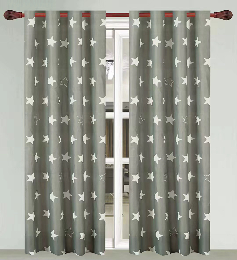 Children's Room Cartoon Bay Window Floor Curtain Finished Shading Sunshade Fabric Curtain Can Also Be Customized