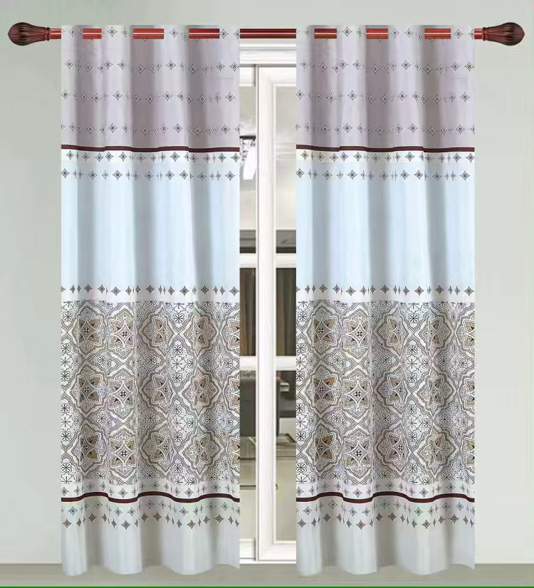 Children's Room Cartoon Bay Window Floor Curtain Finished Shading Sunshade Fabric Curtain Can Also Be Customized