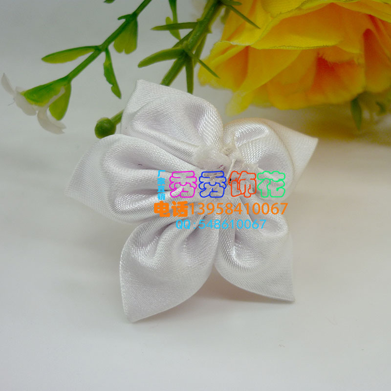 2014 new double-layer double-color bauhinia pentagonal flower fabric handicraft curtain decoration flowers