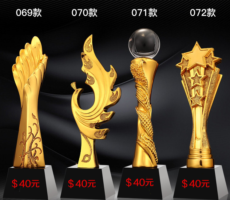 New Crystal Trophy Customized Beech Wooden Trophy Customized Resin Color Printing Wholesale Glass Gifts & Crafts