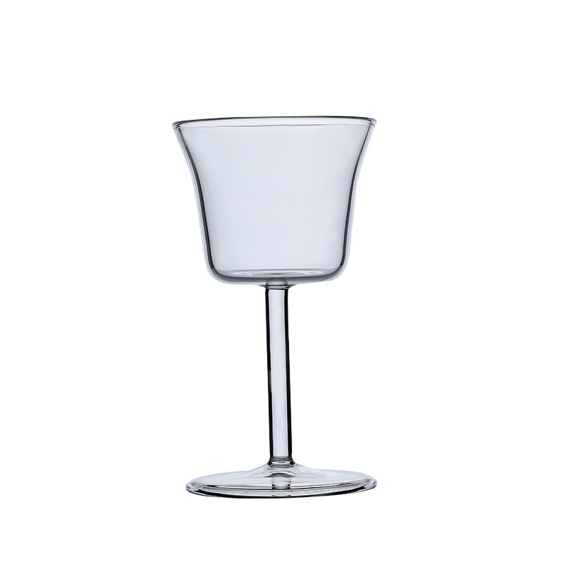 Household Handmade Heat-Resistant Glass Tea Cup Monkey Chief Cup Green-Tea Cup Small Goblet Straight Glass Cup Red Wine