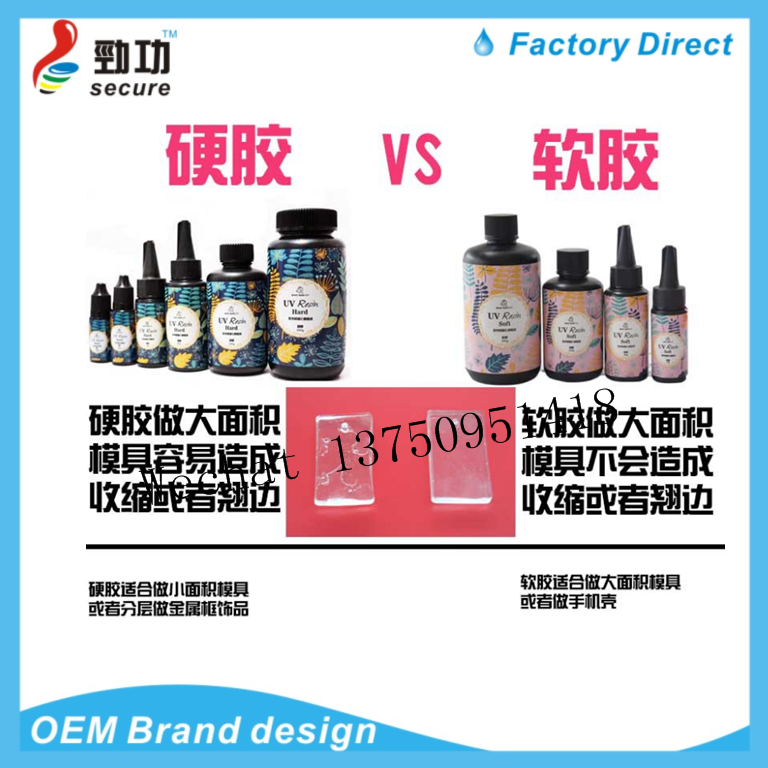 Color UV Glue Wholesale UV resin uv curing crystal clear glue for Art Crafts supplies DIY jewelry pendant epoxy UV Resin