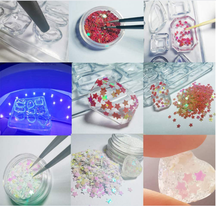 Color UV Glue Wholesale UV resin uv curing crystal clear glue for Art Crafts supplies DIY jewelry pendant epoxy UV Resin
