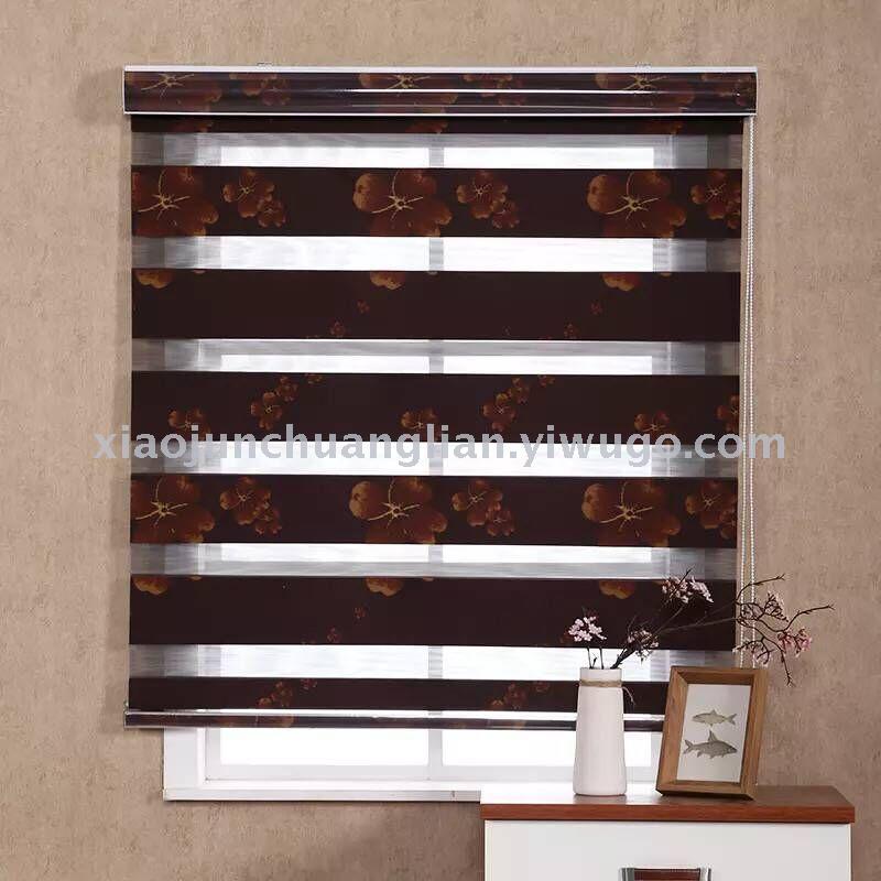 Manufacturers direct high shading soft curtain Louver curtain multilayer fabric fabric light curtain