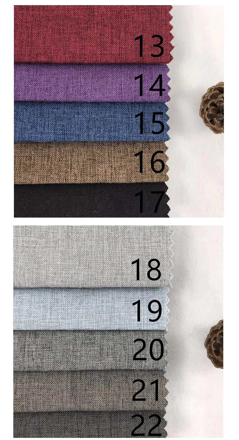 Foreign Trade Boutique 28-Color Fine Linen Clothes Fabric Shoes Cloth Tablecloth Pillow Curtain Sofa Ornament Toys, Etc.