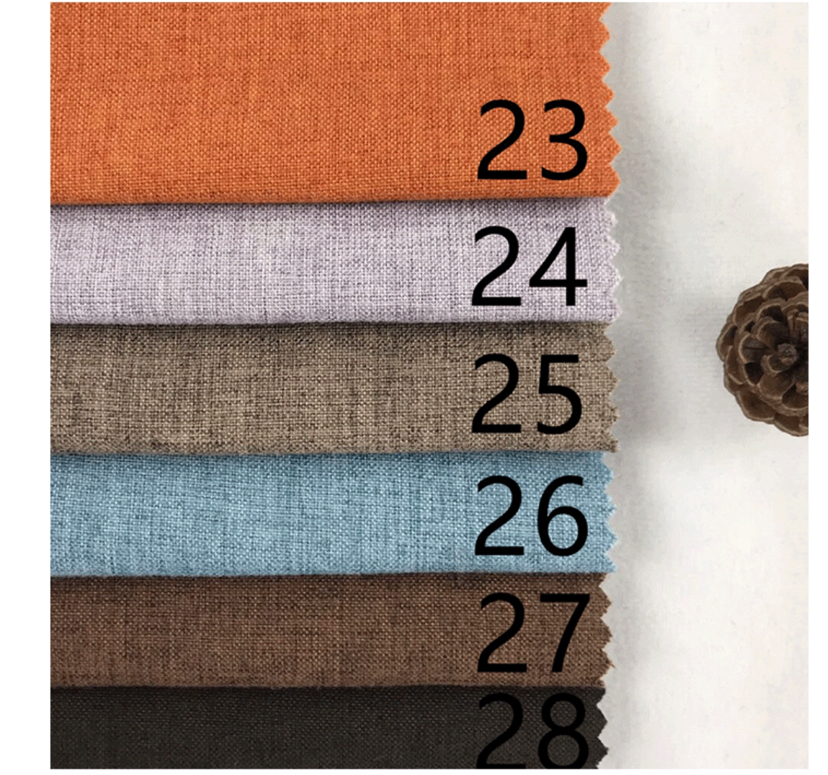 Foreign Trade Boutique 28-Color Fine Linen Clothes Fabric Shoes Cloth Tablecloth Pillow Curtain Sofa Ornament Toys, Etc.