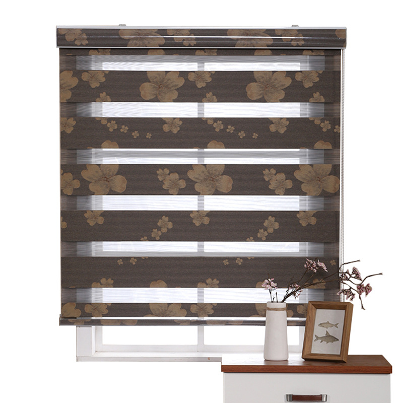Supply Direct Sales High Shading Soft Gauze Curtain Punch-Free Venetian Blind Multi-Layer Sunscreen Fabric Isolation Light
