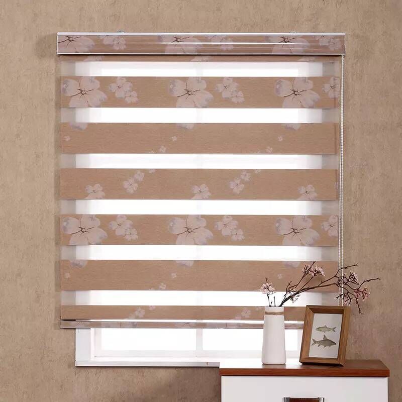 Supply Direct Sales High Shading Soft Gauze Curtain Punch-Free Venetian Blind Multi-Layer Sunscreen Fabric Isolation Light