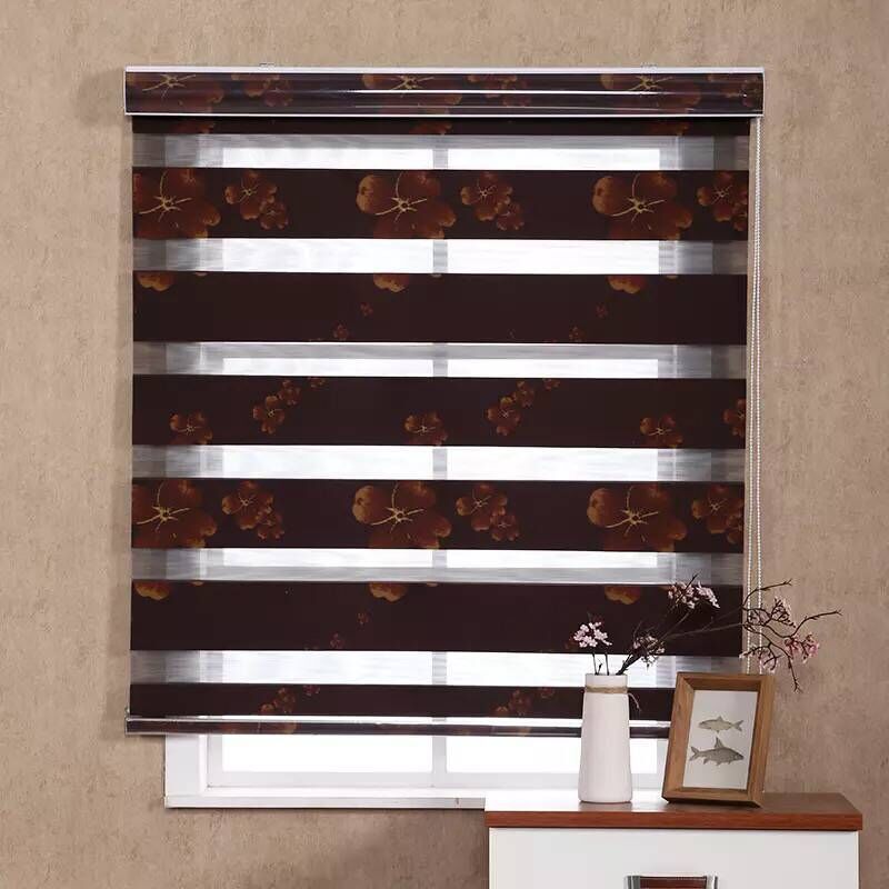 Supply Direct Sales High Shading Soft Gauze Curtain Punch-Free Venetian Blind Multi-Layer Sunscreen Fabric Isolation Light