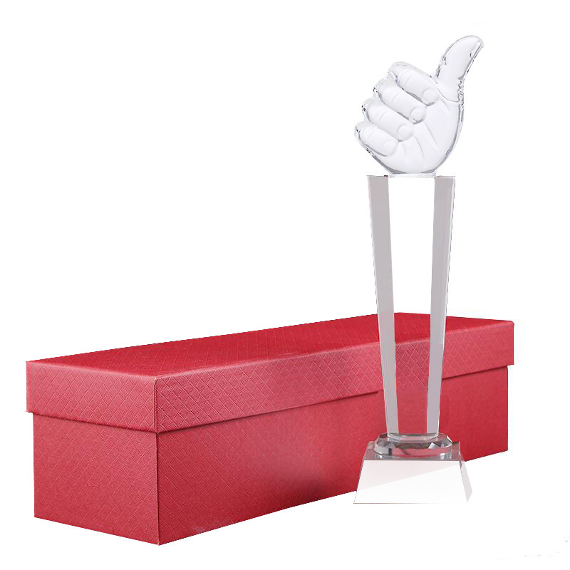 New Crystal Trophy Medal Crafts Souvenir Customized Children&#039;s School Company Competition Trophy Customized Lettering