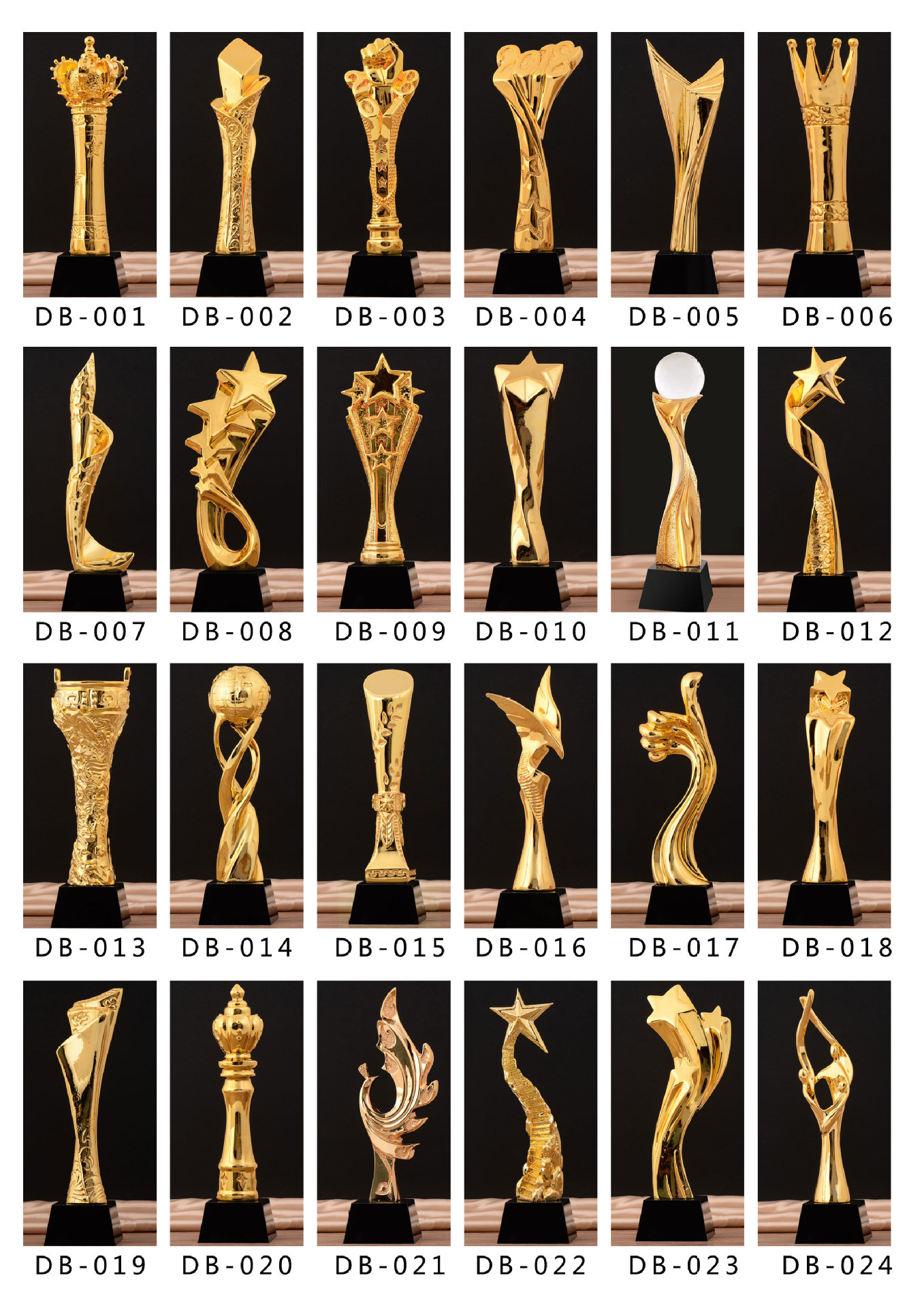 New Crystal Trophy Customized Beech Wooden Trophy Customized Resin Color Printing Wholesale Glass Gifts &amp; Crafts