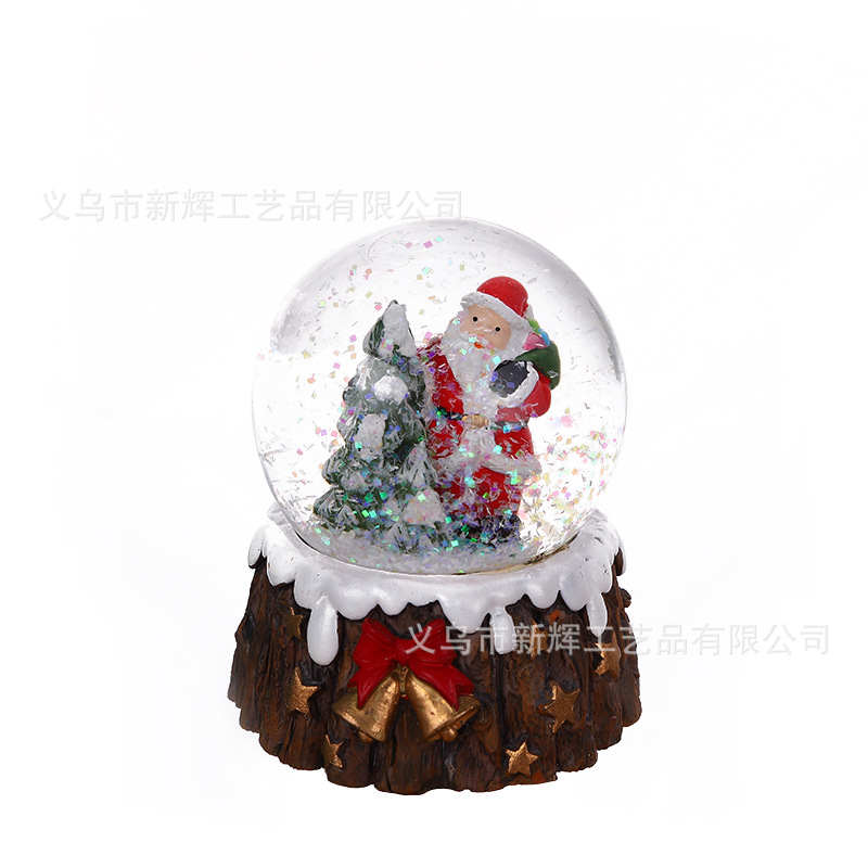 A Variety of Different Sizes Christmas Crystal Ball Christmas Gift Resin Crafts Christmas Ornament Festival Celebration Ceremony Products