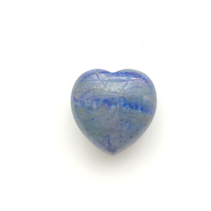 Factory in Stock Natural Pink Crystal Crystal 2cm Heart-Shaped Gift Love Heart Decoration Gifts Gemstone Crafts