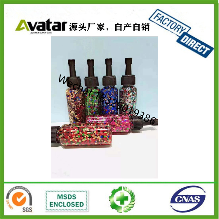 New Arrivals 120ml Glitter glue clay crafts bentonite clay crystal slime playdough tool