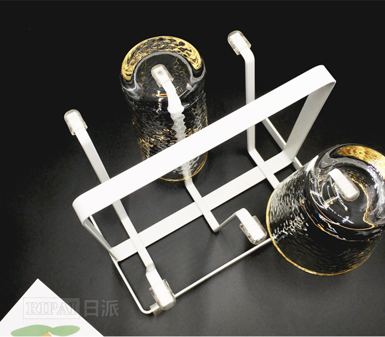 Ri Pai Creative Cup Holder Household Cup Holder Storage Rack Living Room Tea Cup Glass Cup Holder Draining Wall-Mounted Shelf Storage Ri Pai Creative Cup Holder Household Cup Holder Storage Rack Living Room Tea Cup Glass Cup Holder Draining Wall-Mounted Shelf Storage