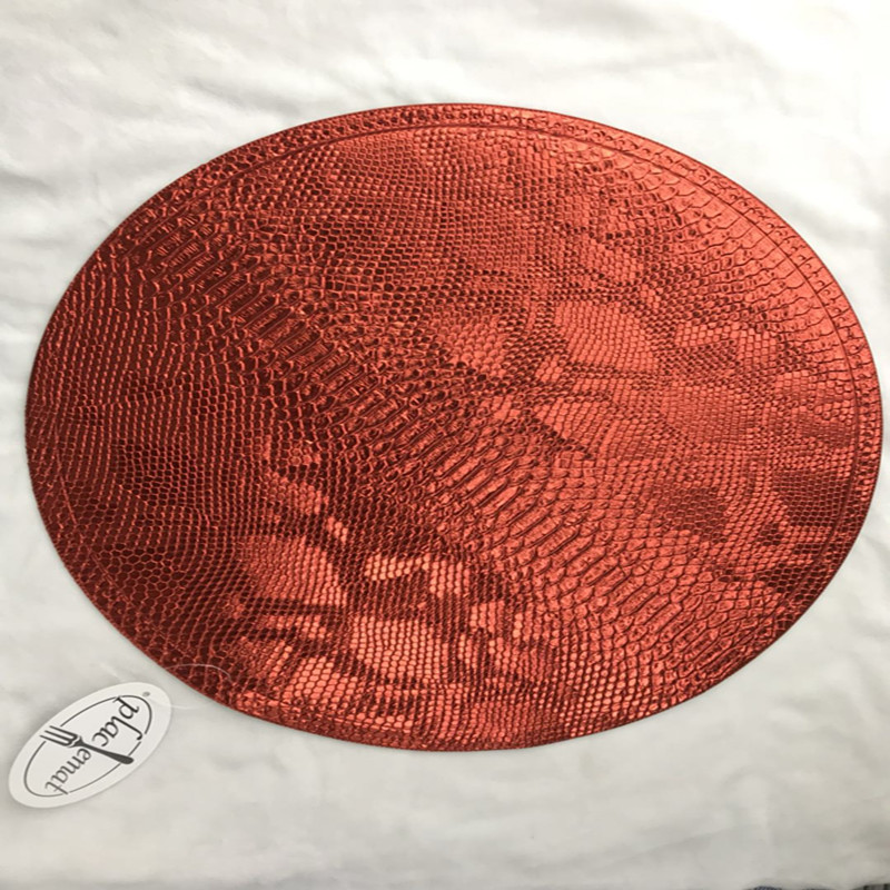 Western table mat cloth european-style PVC heat insulation mat anti-sliding mat table mat pad pad