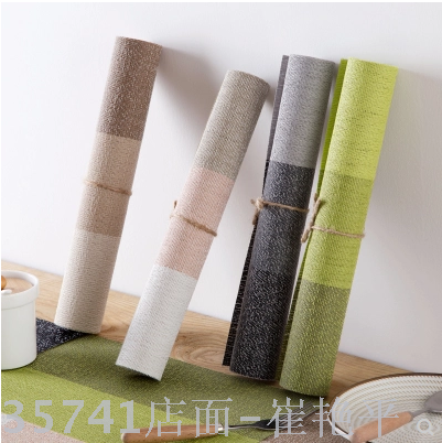 Japanese plastic waterproof and heat insulation pad, western food pad, non - slip pad, ironing pad, table pad, use pad, meal pad