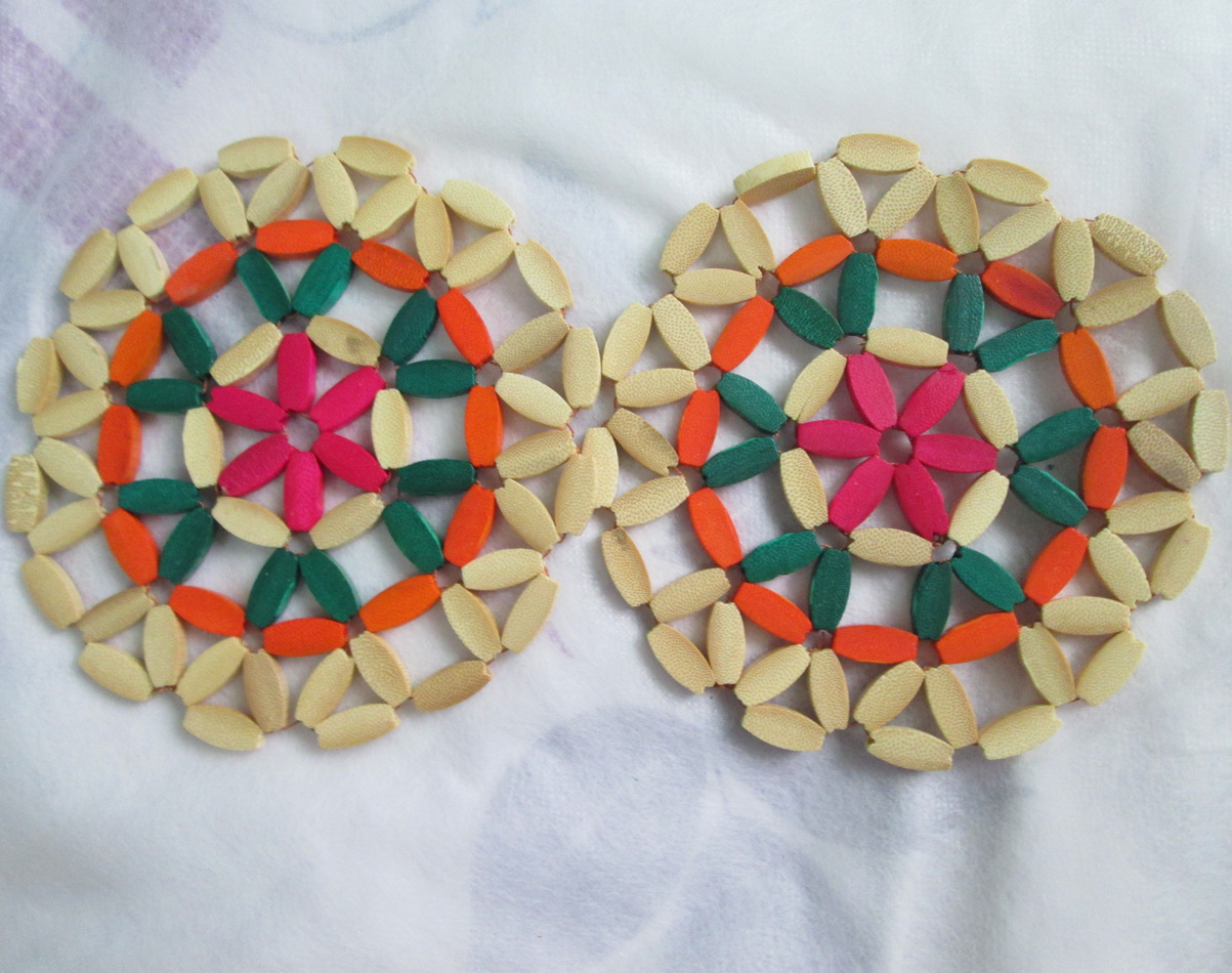 Exquisite color, multi-purpose bamboo round bowl mat, tea cup pad, dinner pad, cup pad, heat insulation pad Exquisite color, multi-purpose bamboo round bowl mat, tea cup pad, dinner pad, cup pad, heat insulation pad