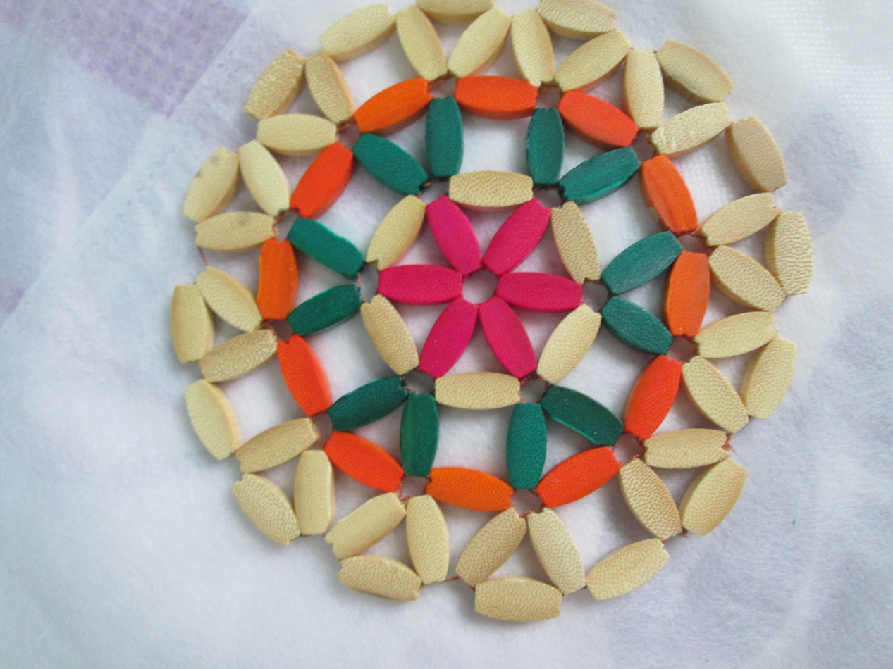 Exquisite color, multi-purpose bamboo round bowl mat, tea cup pad, dinner pad, cup pad, heat insulation pad Exquisite color, multi-purpose bamboo round bowl mat, tea cup pad, dinner pad, cup pad, heat insulation pad
