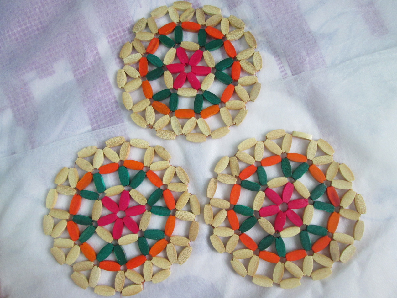Exquisite color, multi-purpose bamboo round bowl mat, tea cup pad, dinner pad, cup pad, heat insulation pad Exquisite color, multi-purpose bamboo round bowl mat, tea cup pad, dinner pad, cup pad, heat insulation pad