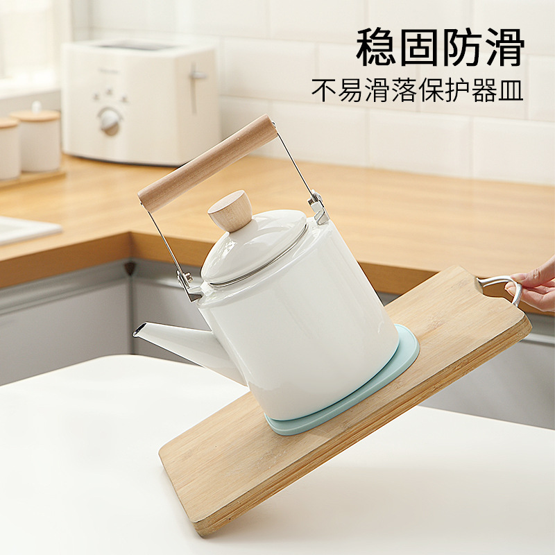 Creative Life TPR Thickening Heat Insulation Pad Coaster Pot Mat Dining Table Scald Preventing Met Hanging Non-Slip Durable Mat Bowl Mat