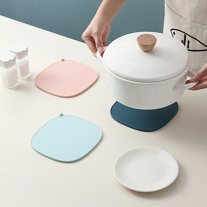 Creative Life TPR Thickening Heat Insulation Pad Coaster Pot Mat Dining Table Scald Preventing Met Hanging Non-Slip Durable Mat Bowl Mat