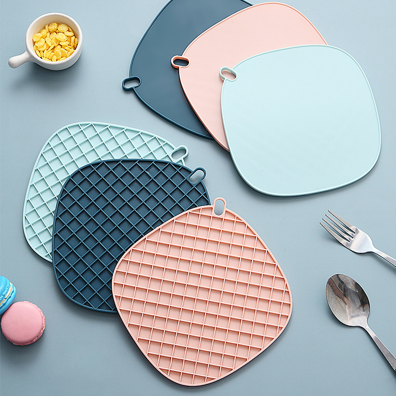 Creative Life TPR Thickening Heat Insulation Pad Coaster Pot Mat Dining Table Scald Preventing Met Hanging Non-Slip Durable Mat Bowl Mat