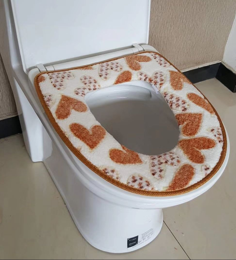 Daily Necessities Toilet Mat Super Soft Toilet Seat Cover Toilet Seat Cushion Four Seasons Toilet Mat