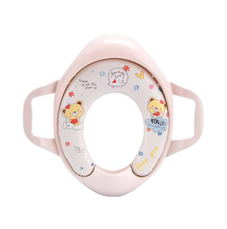Blue Cute Cartoon Baby Toilet Seat Soft Cushion Baby Young Children Bedpan Children Cushion Bedpan Cover