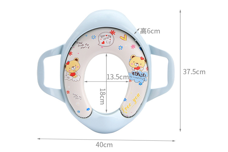 Blue Cute Cartoon Baby Toilet Seat Soft Cushion Baby Young Children Bedpan Children Cushion Bedpan Cover Blue Cute Cartoon Baby Toilet Seat Soft Cushion Baby Young Children Bedpan Children Cushion Bedpan Cover