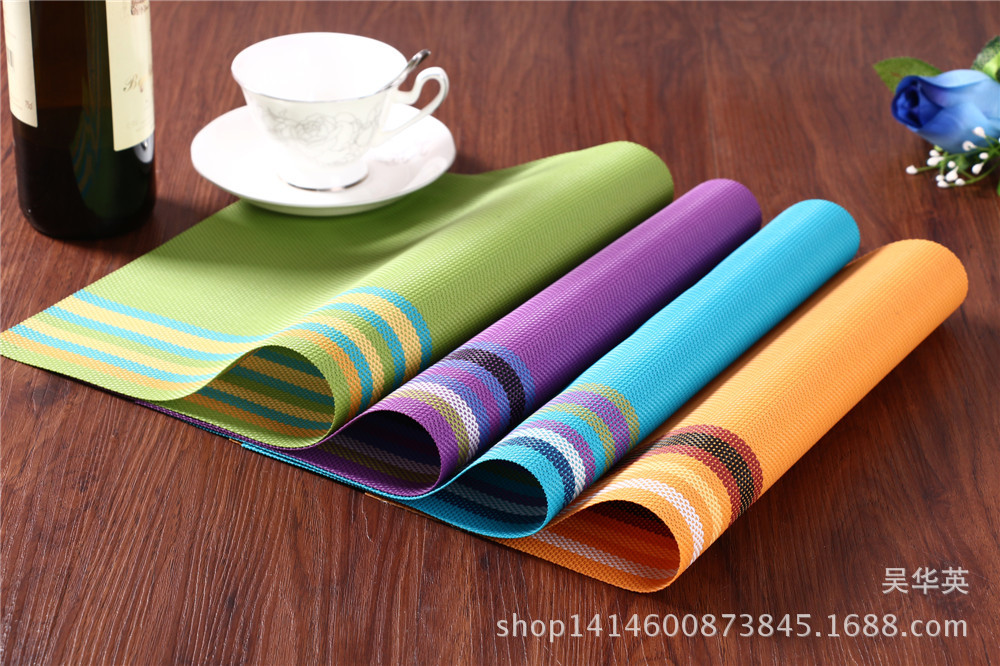 PVC teslin woven food as, rectangular cup as, heat insulation pad, western - style food pad wholesale. PVC teslin woven food as, rectangular cup as, heat insulation pad, western - style food pad wholesale.
