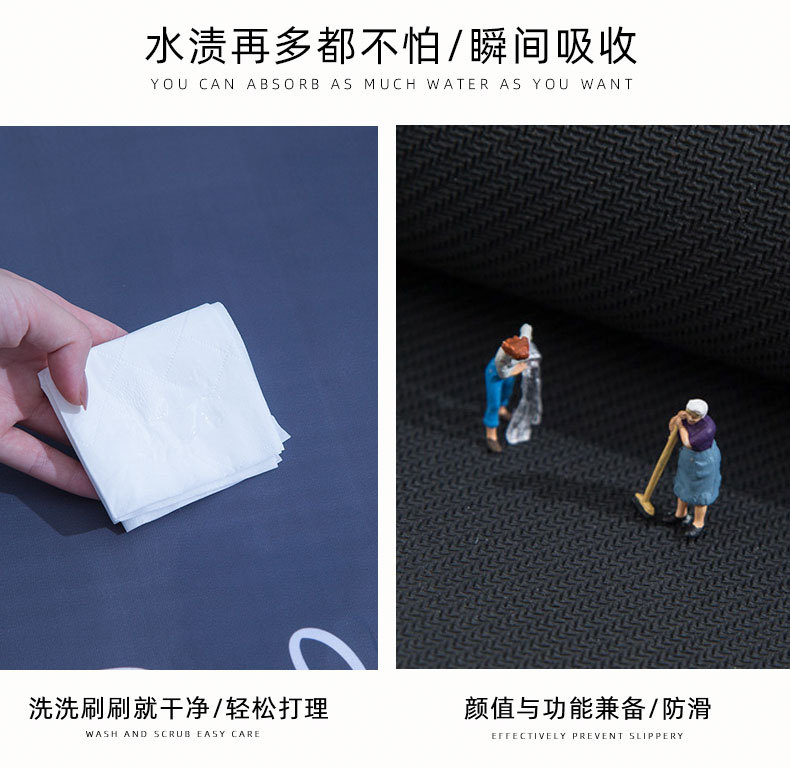 Diatom Ooze Cushion Hydrophilic Pad Bathroom Entrance Floor Mat Diatomite Non-Slip Bathroom Mat Bathroom Toilet Carpet Diatom Ooze Cushion Hydrophilic Pad Bathroom Entrance Floor Mat Diatomite Non-Slip Bathroom Mat Bathroom Toilet Carpet