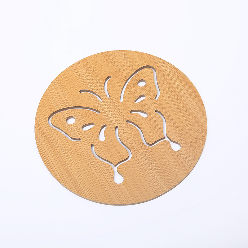 Thickened bamboo heat insulation mat table hot anti-slip mat household pot meal mat creative heat insulation pad Thickened bamboo heat insulation mat table hot anti-slip mat household pot meal mat creative heat insulation pad