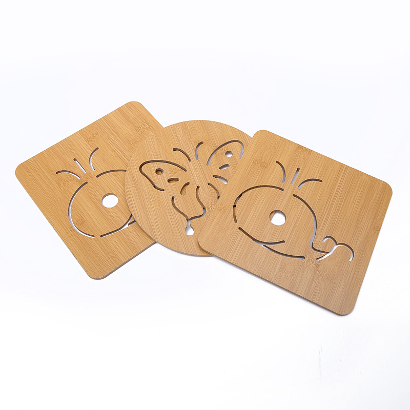 Thickened bamboo heat insulation mat table hot anti-slip mat household pot meal mat creative heat insulation pad Thickened bamboo heat insulation mat table hot anti-slip mat household pot meal mat creative heat insulation pad