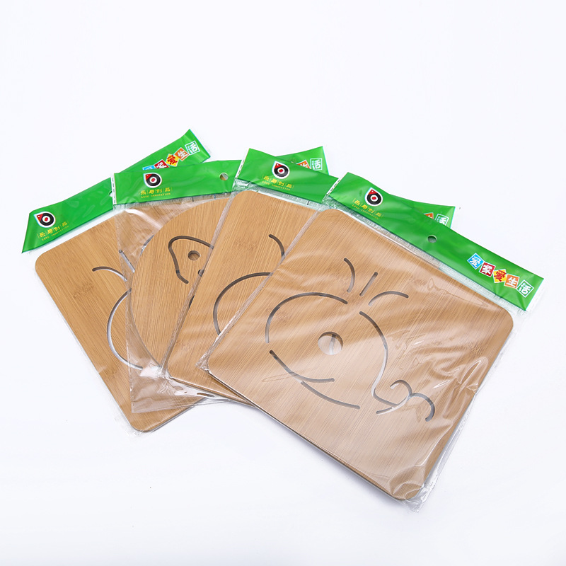 Thickened bamboo heat insulation mat table hot anti-slip mat household pot meal mat creative heat insulation pad Thickened bamboo heat insulation mat table hot anti-slip mat household pot meal mat creative heat insulation pad